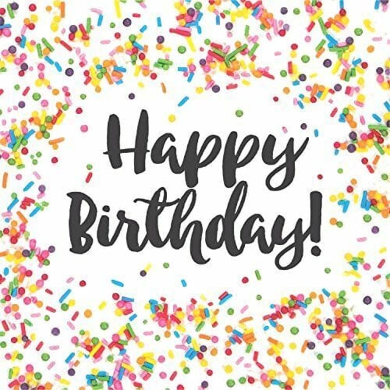 Sprinkles Birthday Napkins 6.5"