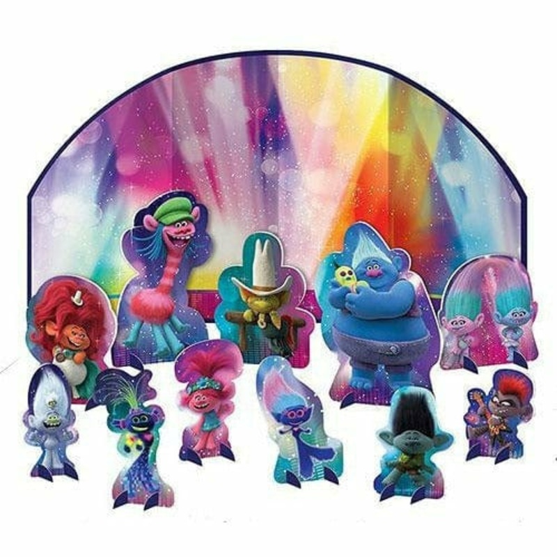 Trolls World Tour Table Decorating Kit 12pc