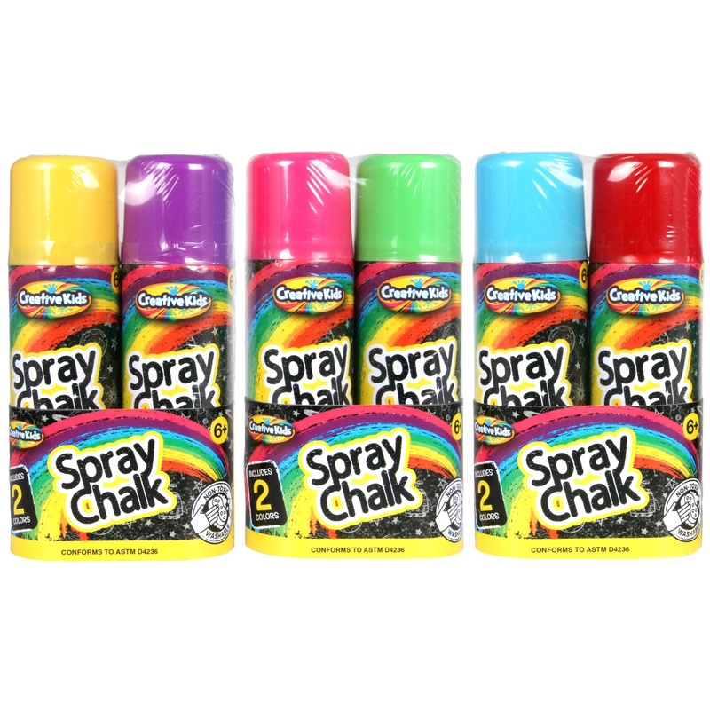 Neon Chalk Spray Cans
