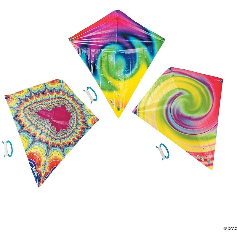 Plastic Tie-Dyed Kites