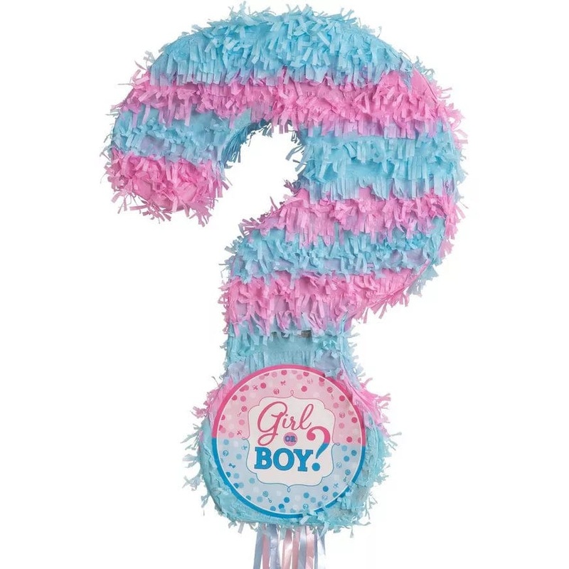 Pull String Girl or Boy Gender Reveal Pinata