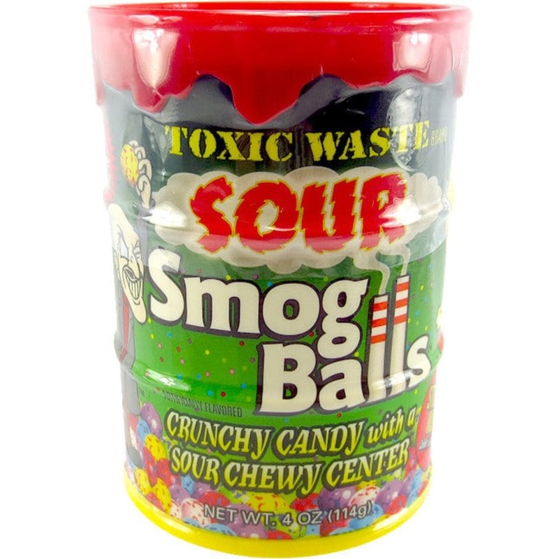 TOXIC WASTE SOUR SMOG BALLS BANK