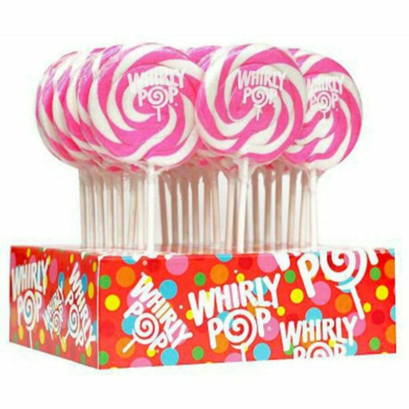 Whirly Pops - Pink and White