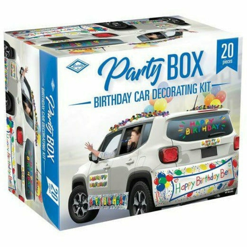 Party Box Birthday Car Decorating Kit