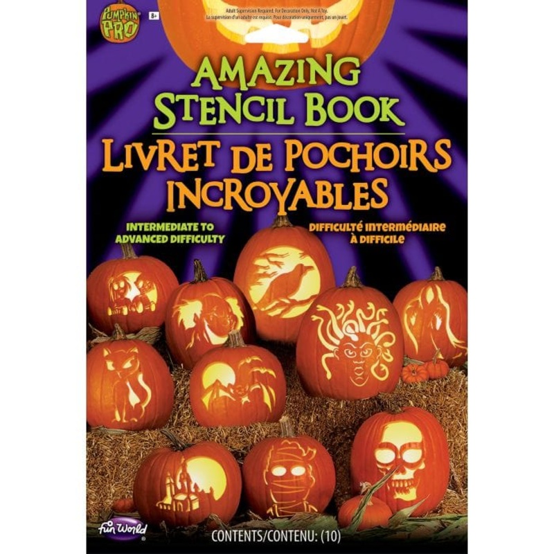 10 Piece Amazing Stencil Book