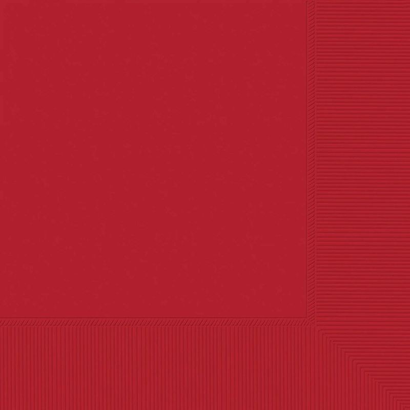 Apple Red - Beverage Napkins, 40 Ct.