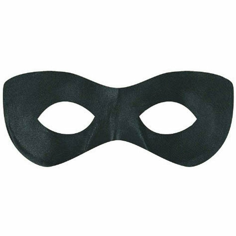 Black SuperHero Mask