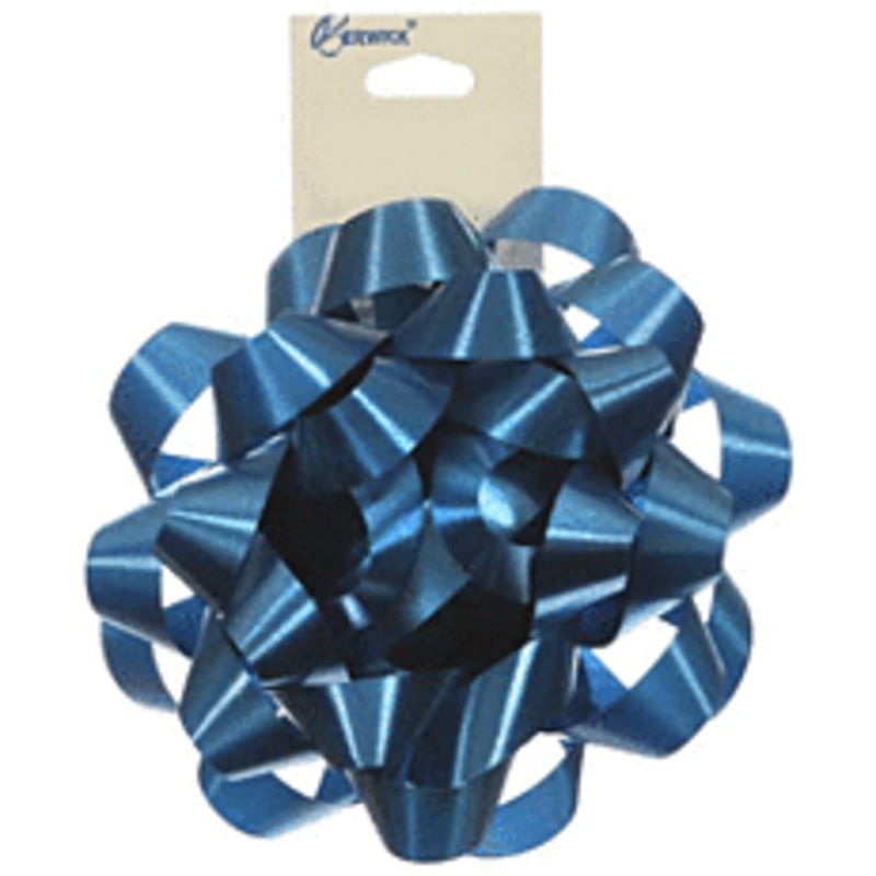 Royal Blue Lacquer Bow - 9"