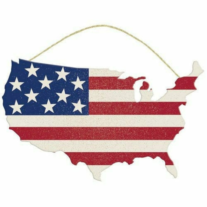 UNITED STATES OUTLINE SIGN