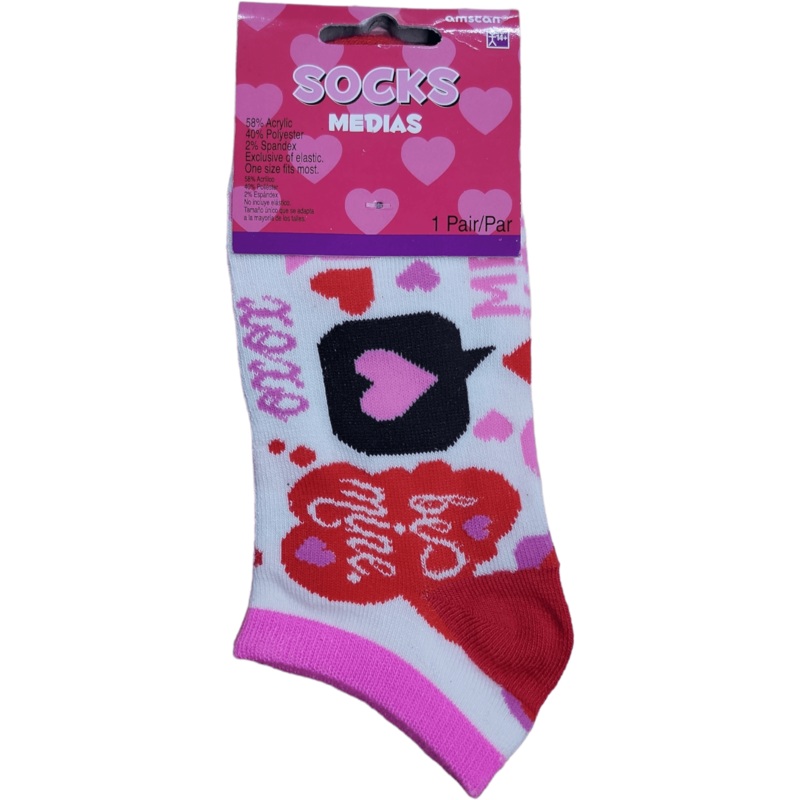 Valentines Day Xoxo Socks