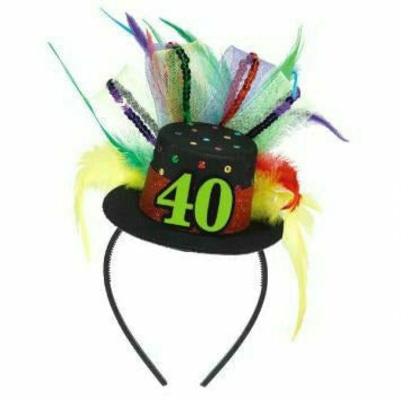 40th BIRTHDAY FASCINATOR