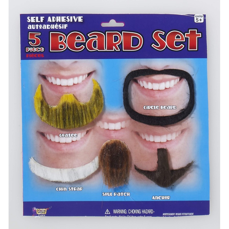 5 Beard Set