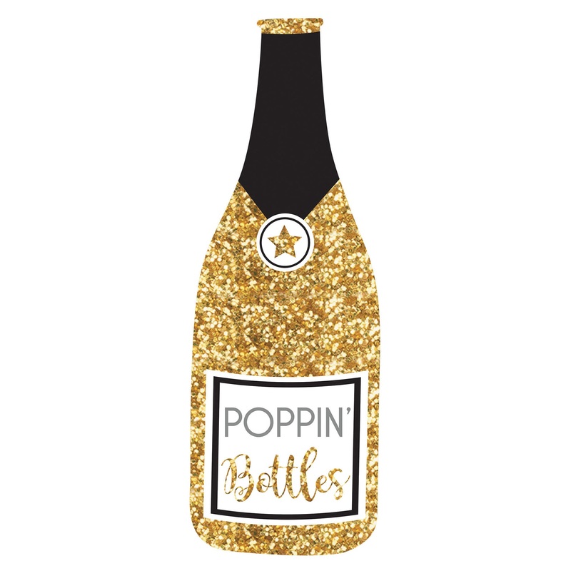 New Year - Jumbo Bottle Photo Prop