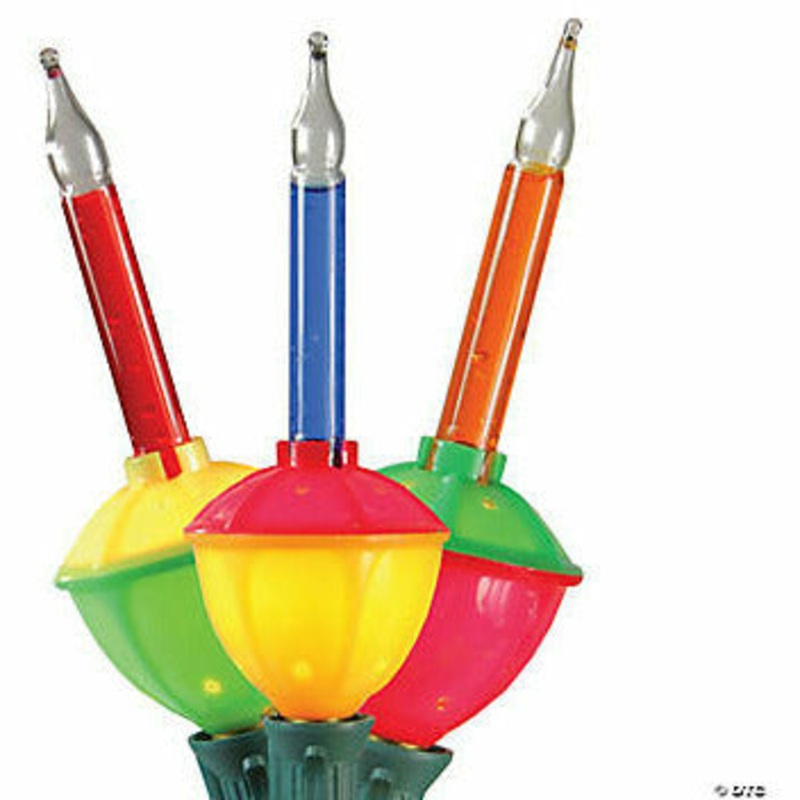 Northlight Multi Color Retro Mini Christmas Lights, 7 Count