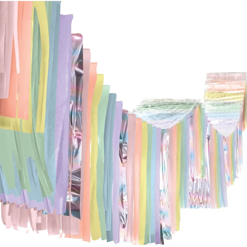 Pastel Tissue And Foil Ceiling Dcor
