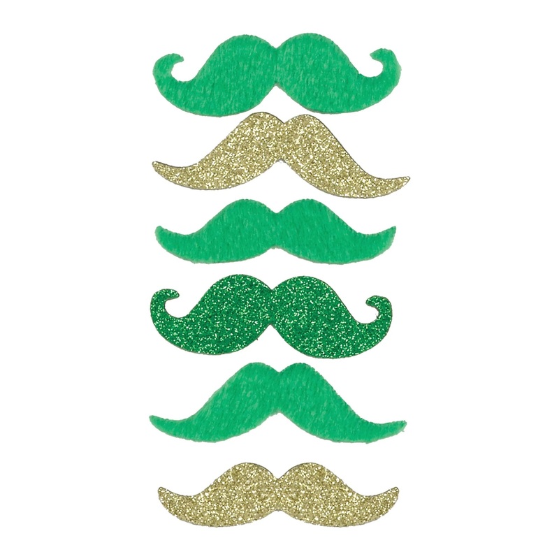 St. Patrick's Day Moustaches Novelty Pack