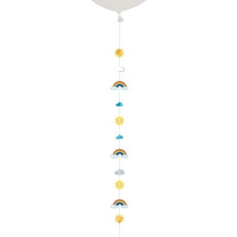 Sunshine and Rainbows balloon tail