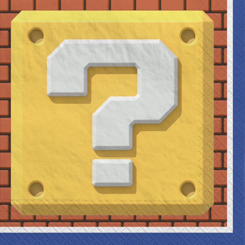 Super Mario Brothers Beverage Napkins