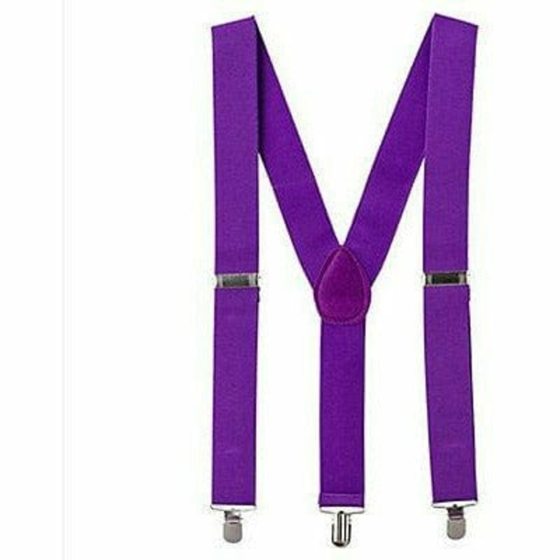Suspenders Purple