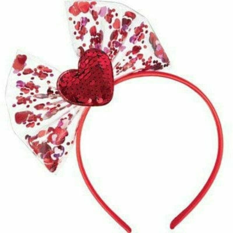 Valentine's Day Bow Shaker Headband