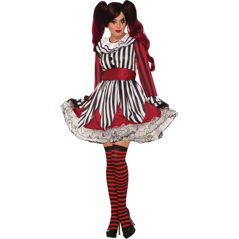Womens Miss Mischief The Clown Costume