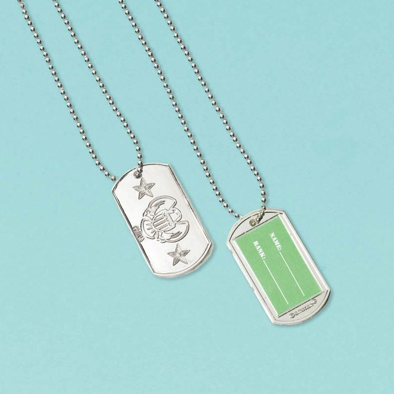 Army Party Dog Tag 12ct