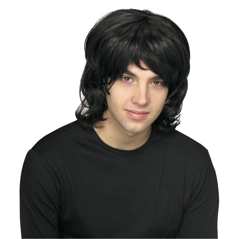 Black 70s Shag Wig