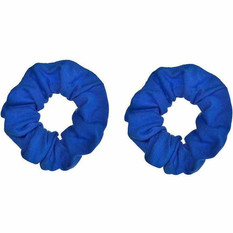 Blue Hair Scrunchies 2ct