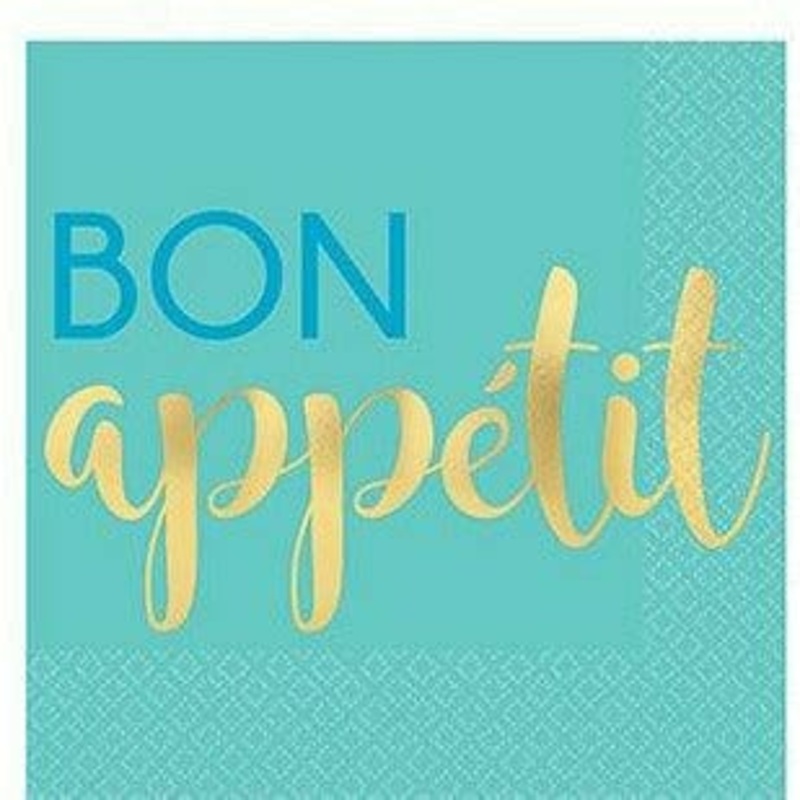 Bon Appetit Beverage Napkins 16ct