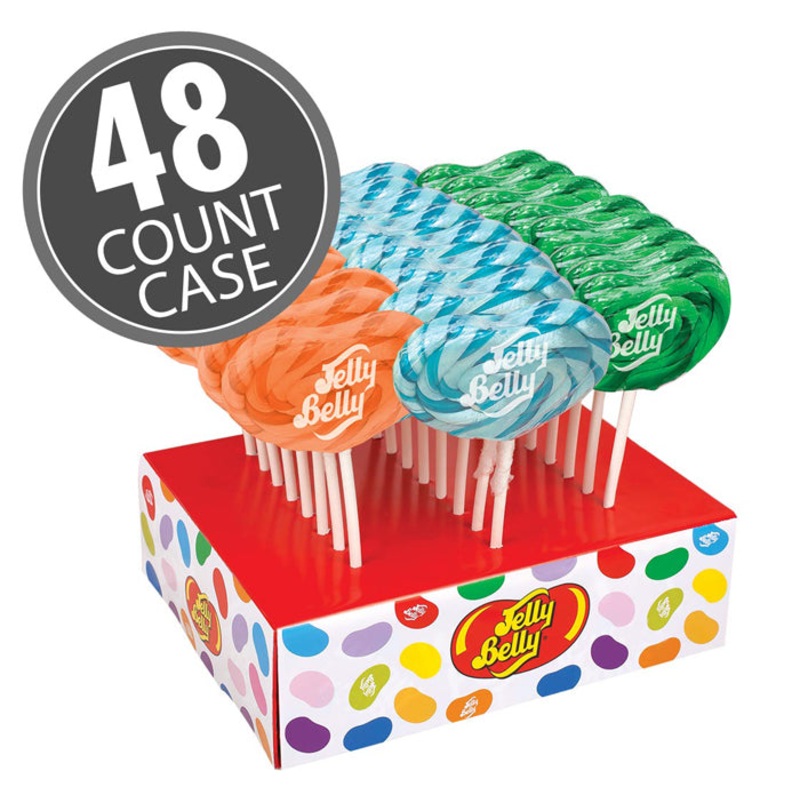JELLY BELLY LOLLIPOPS (BERRY BLUE TANGERINE GREEN APPLE)