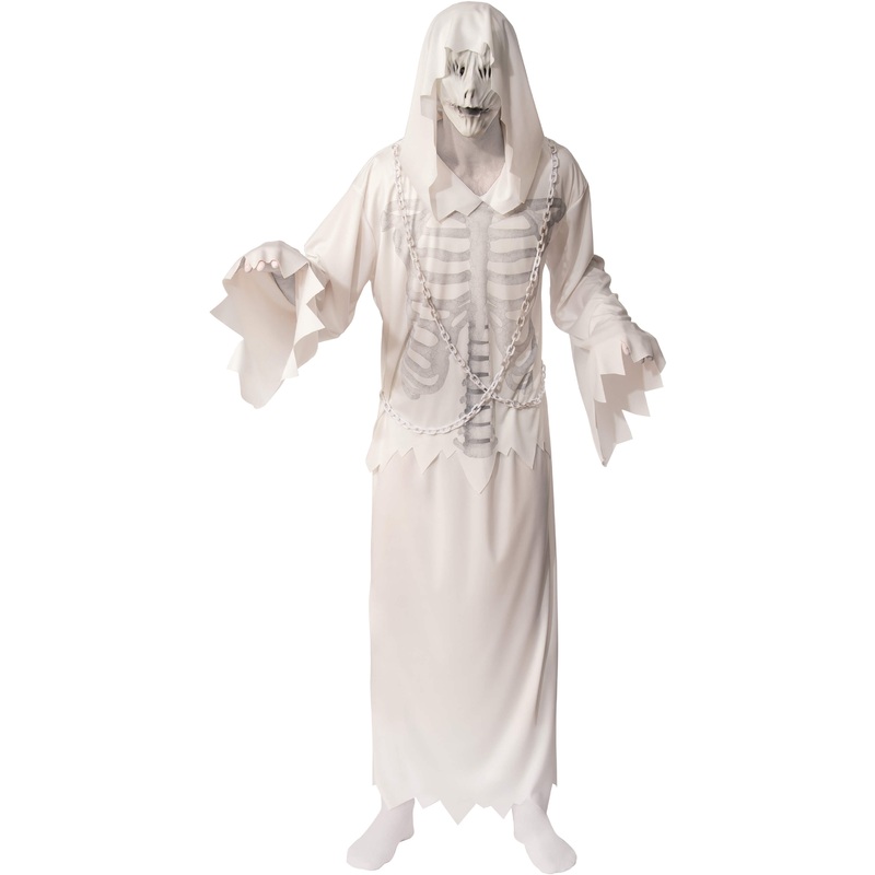 Mens Hooded Ghost Costume