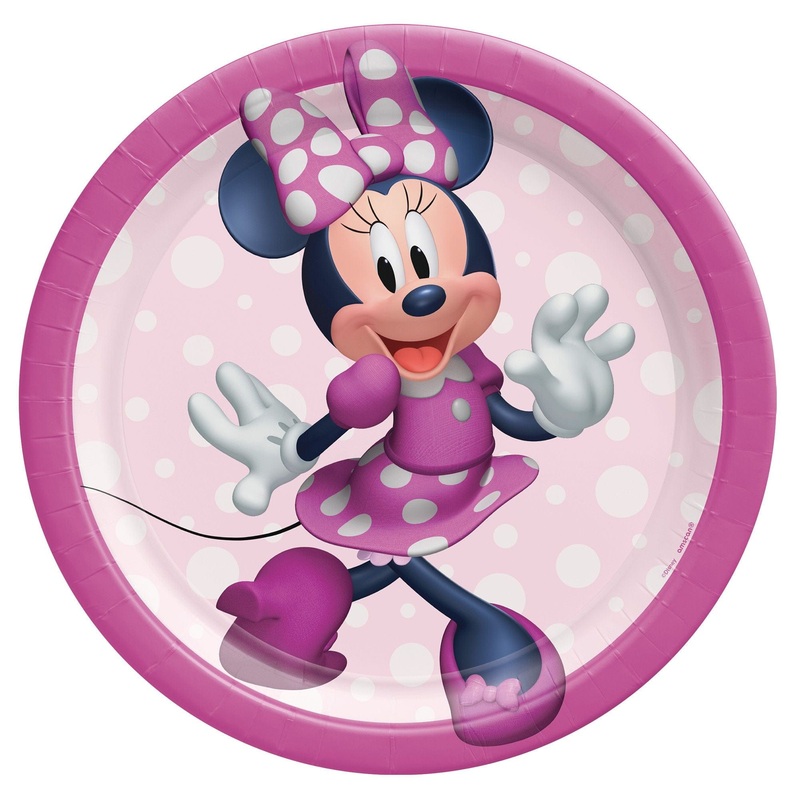Minnie Mouse Forever Round Dessert Plates