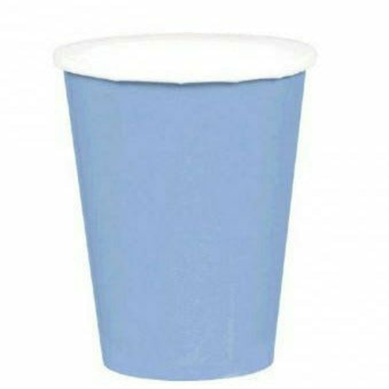 PASTEL BLUE 9 OZ CUP HI CT