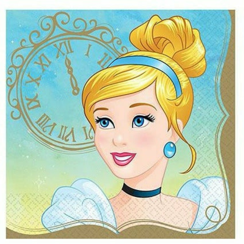 Princess Cinderella Lunch Napkins 16ct