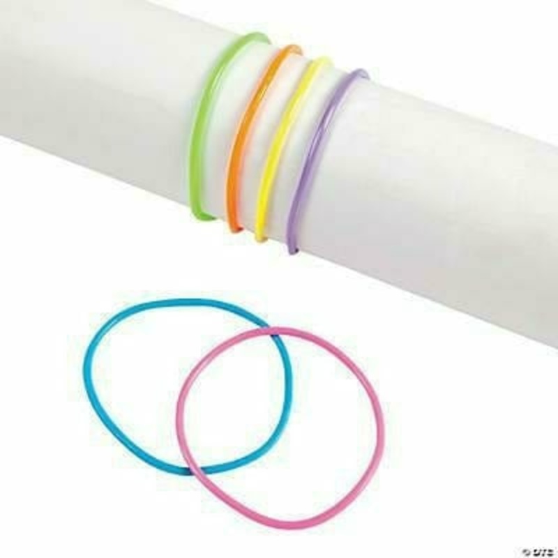 Vinyl Neon Jelly Bracelets