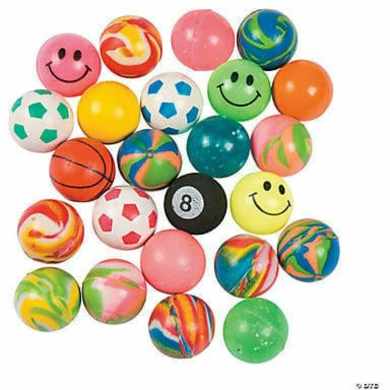Bulk Vending Machine Assorted Bouncing Balls - 27mm