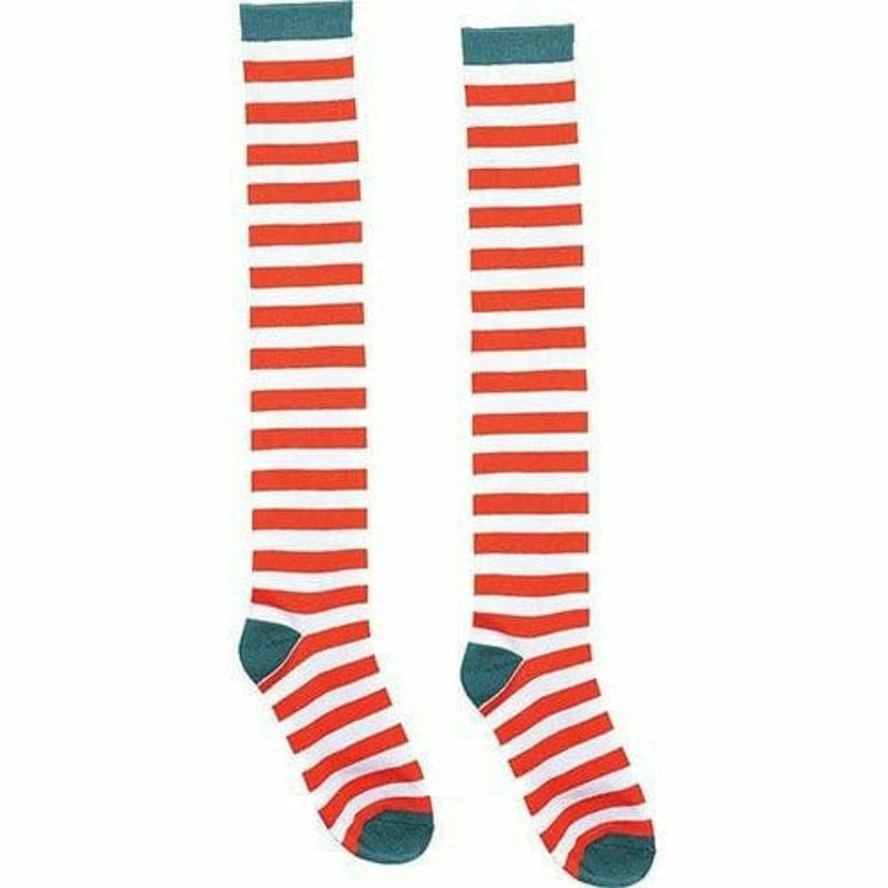 Santa Belt Knee Socks