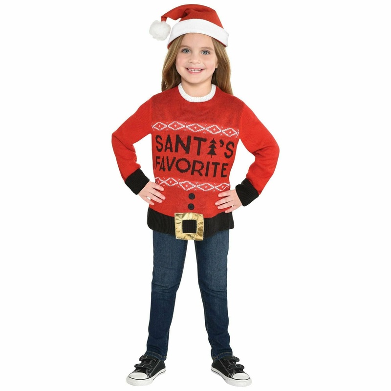 Santa's Favorite Kids Ugly Sweater