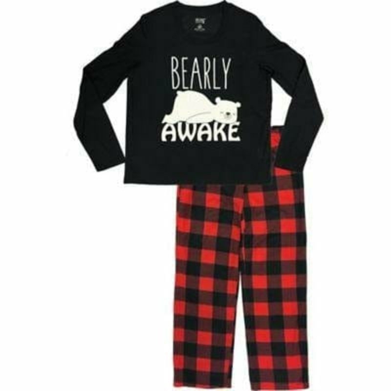 Women's 2 PC Bearly Awake Pajamas