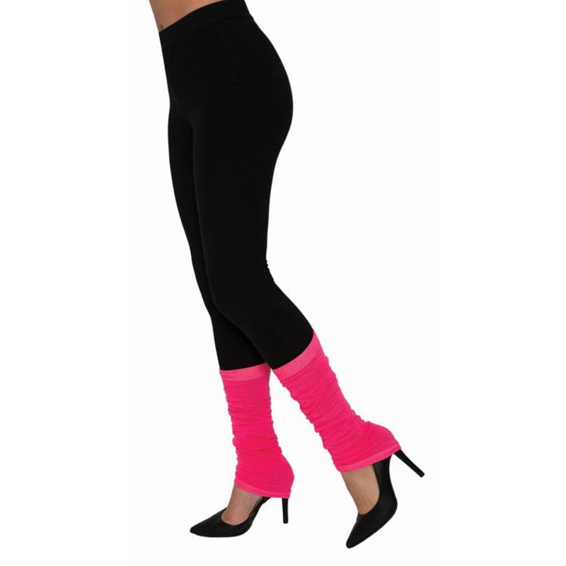 Adult Neon Pink Leg Warmers
