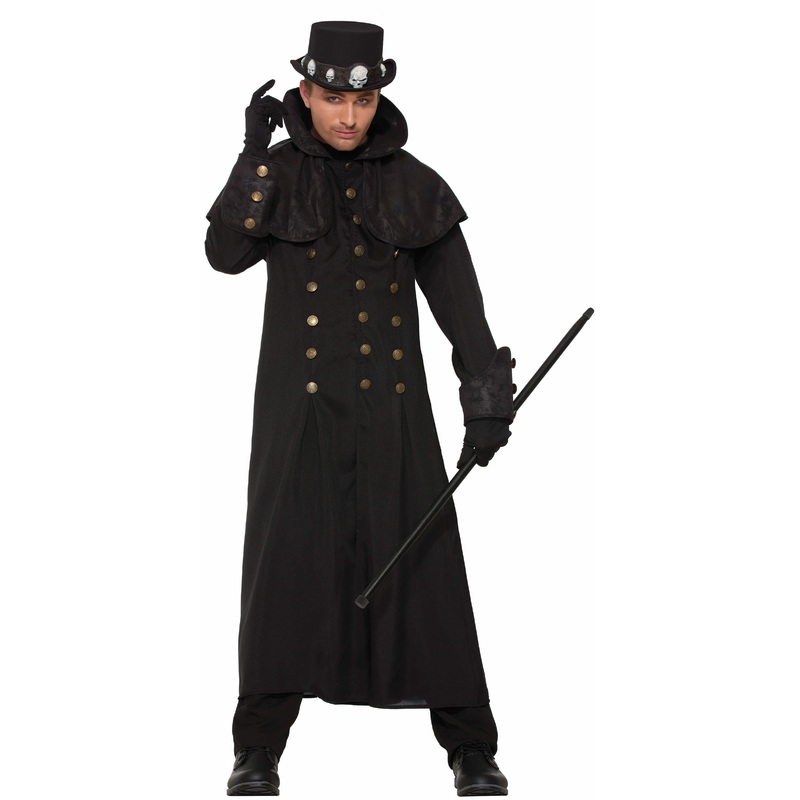 Mens Warlock Coat Costume