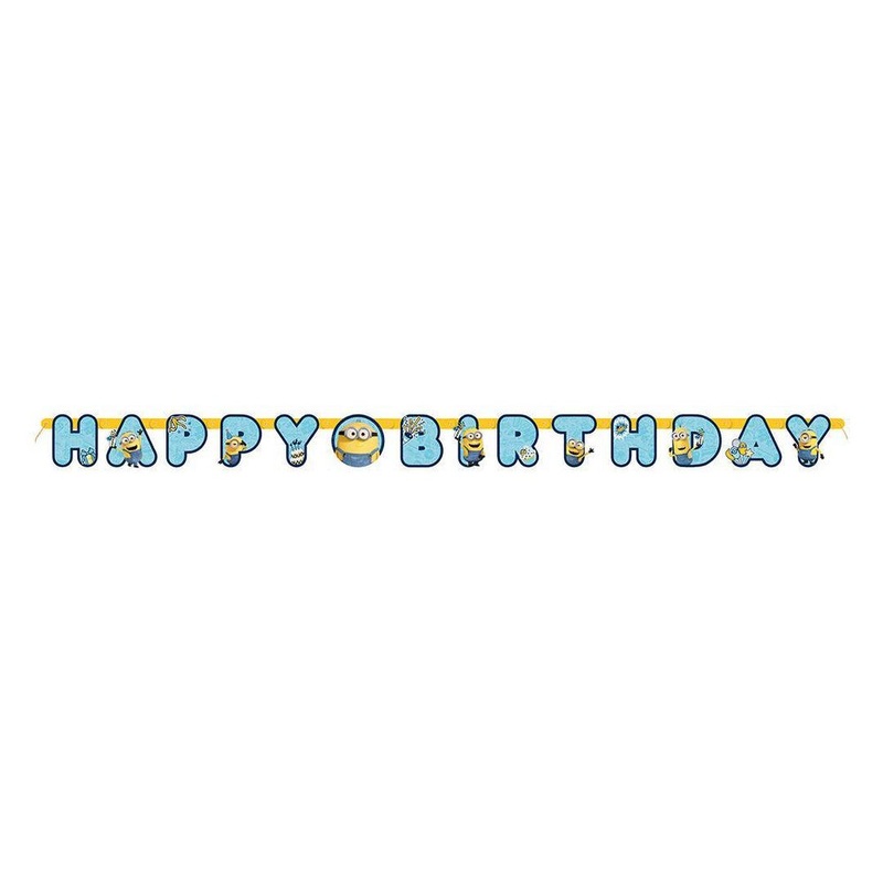 Minions: The Rise of Gru Jointed Happy Birthday Banner