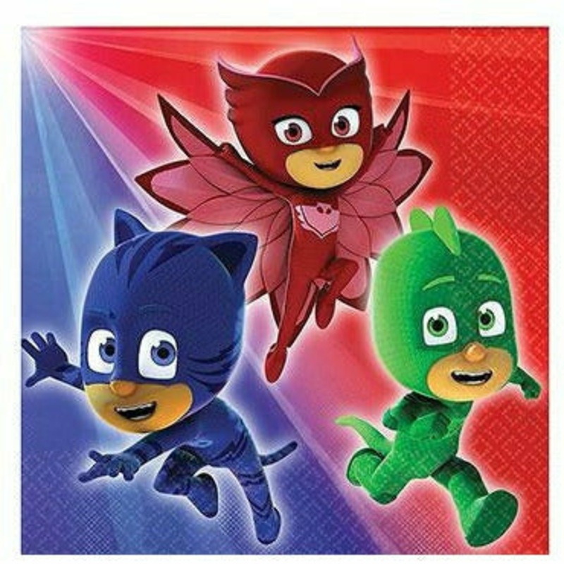 PJ Masks Beverage Napkins 16ct