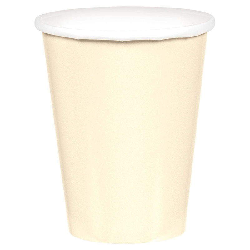 9 oz. Paper Cups, Mid Ct. - Vanilla Creme