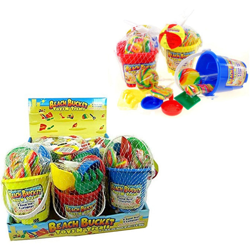 BEACH BUCKET TOYS N TREATS