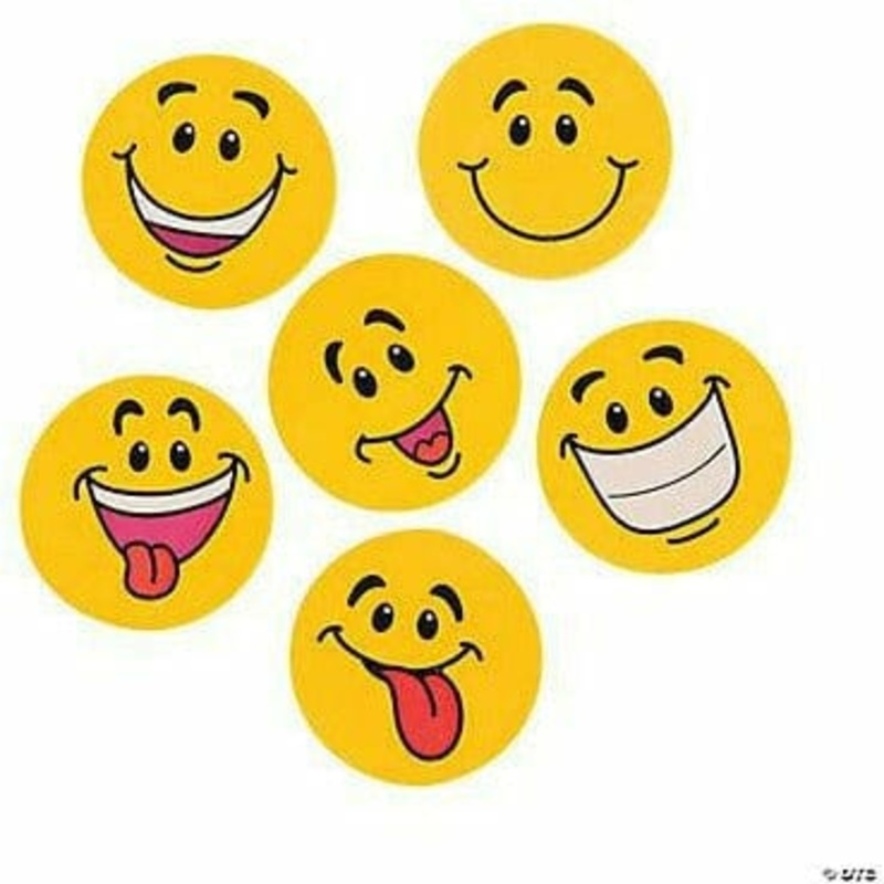 Large Smile Face Erasers
