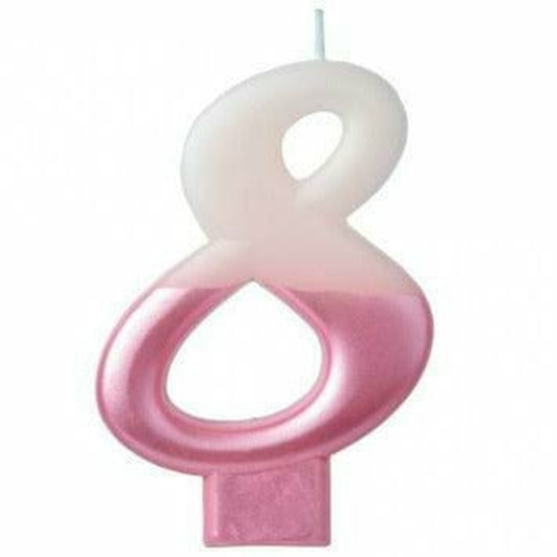 Pink #8 Candle