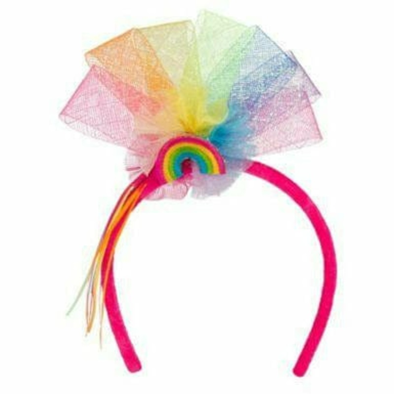 Rainbow Fairy Headpiece Hot/pink