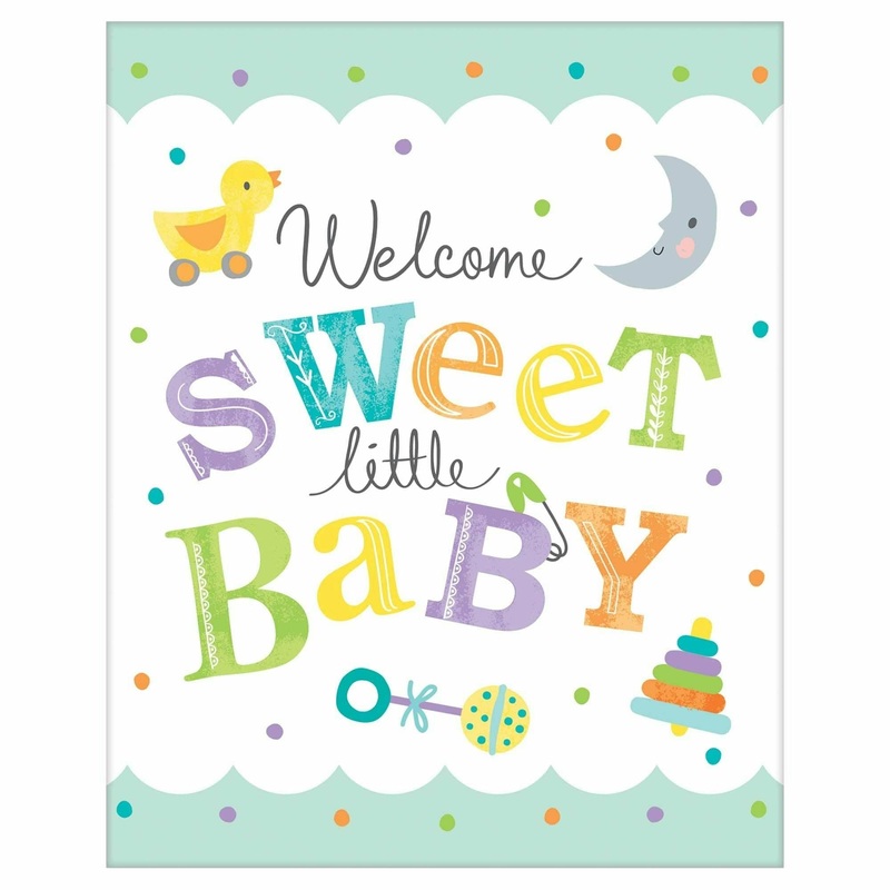 Sweet Little Baby Postcard Invite