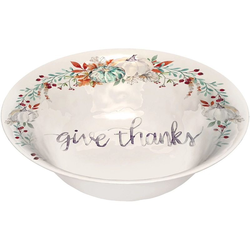 Thanksgiving Textured Melamine Bowl